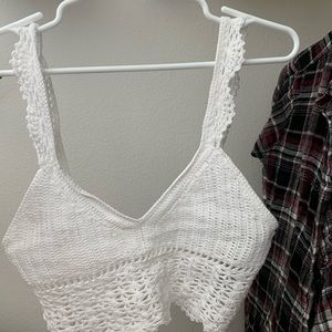 Crocheted bralette